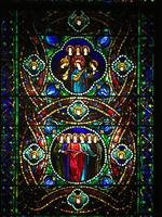 Florida, Winter Park, Charles Hosmer Morse Museum of American Art: medallion window